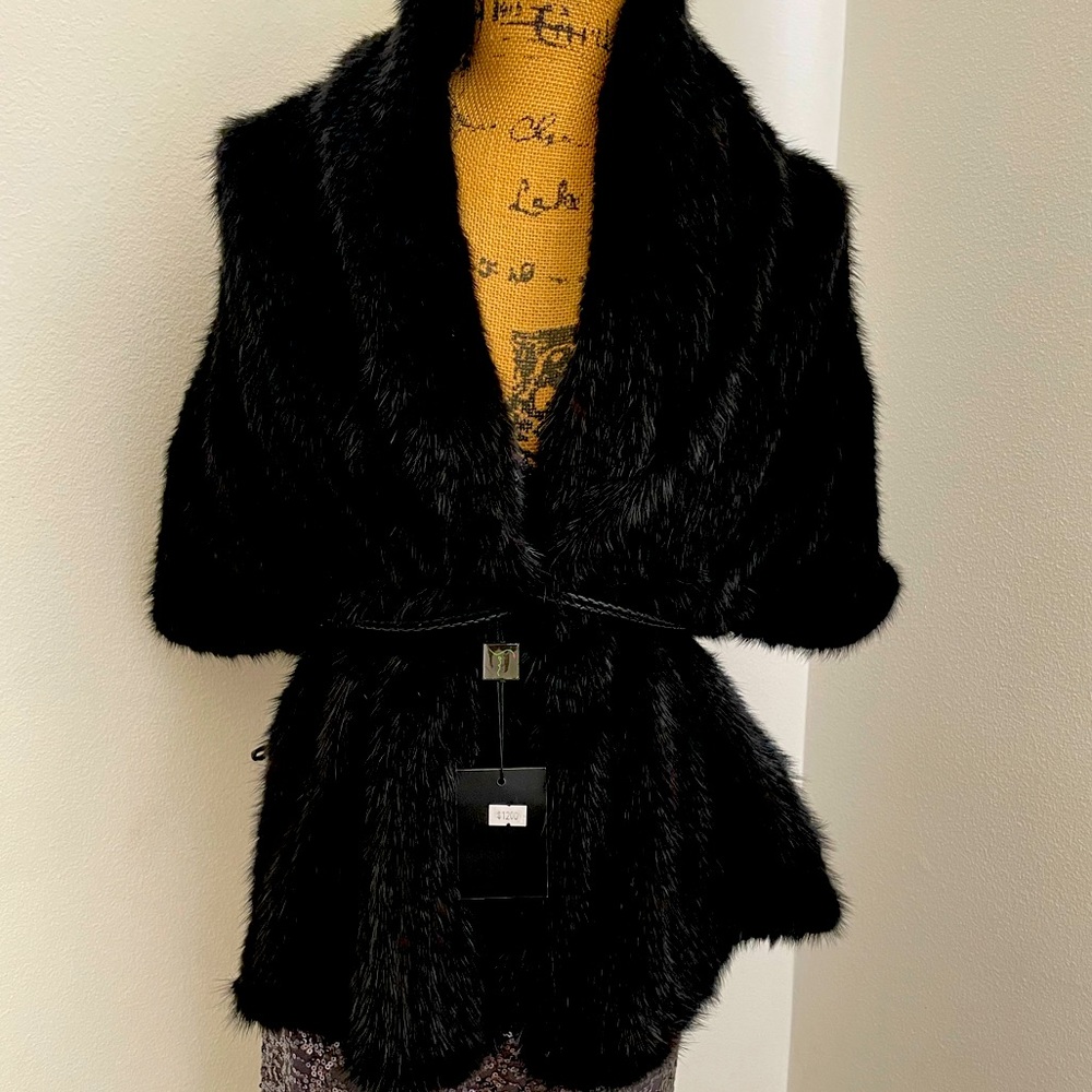 Gorgeous Black Fur Wrap from Sen